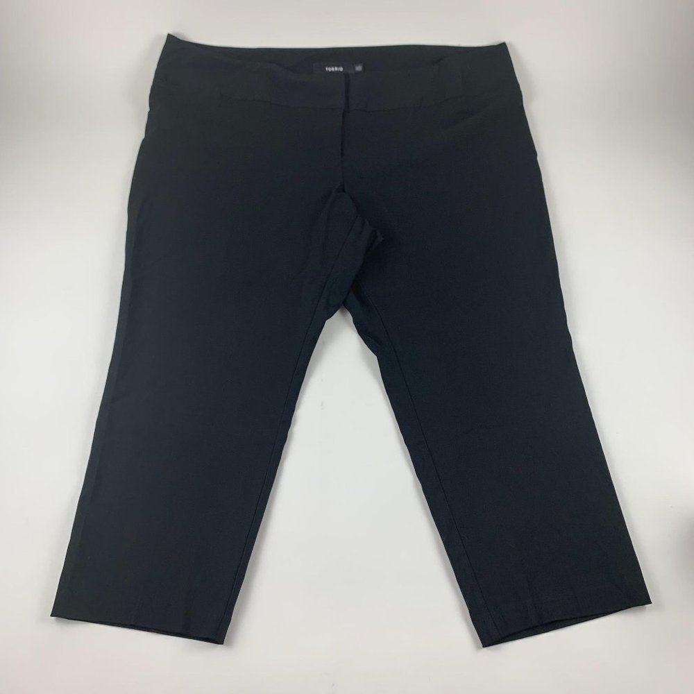 Torrid Black Workwear Capri Pant 22
